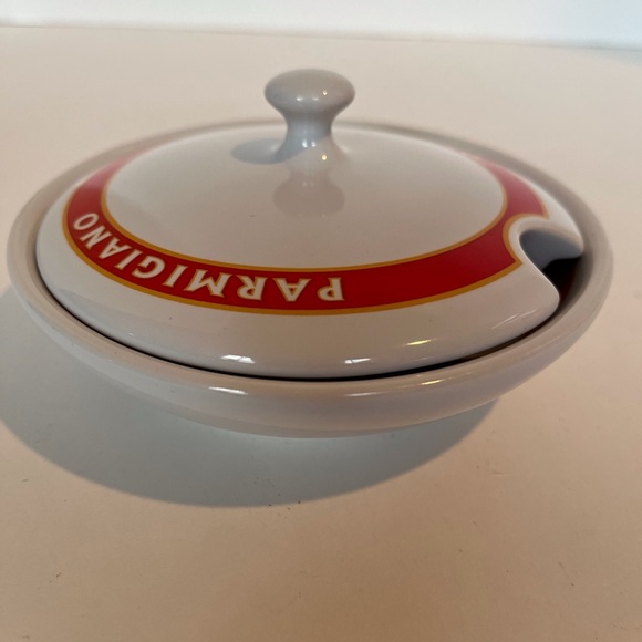 Pottery Barn Parmigiano Cheese Serving Bowl with Lid - Picture 2 of 8